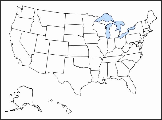 15 Blank Us Map Printable Pdf Us Map Printable United States Map 