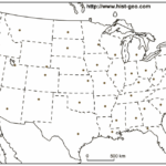 50 States And Capitals Map Quiz Printable Printable Maps