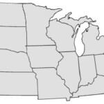 Blank Map Of Midwest States Printable Map