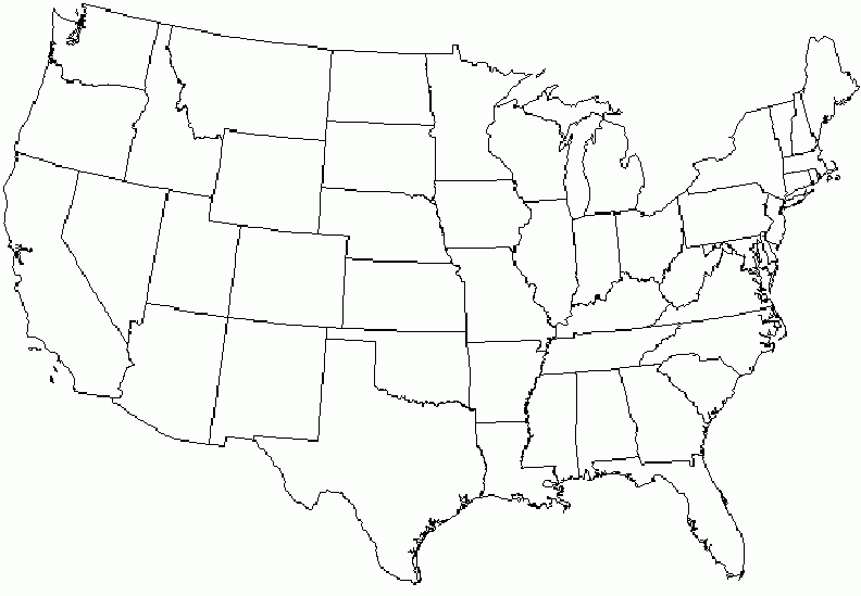 Blank Map Of North Eastern States