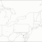 Blank Map Of Northeast States Northeastern Us Maps Throughout Region