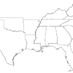 Blank Map Of Southeastern Region States On Pinterest 50 States