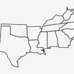 Blank Map Of The Southeast United States