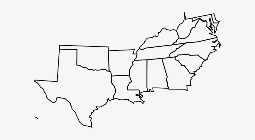 Blank Map Of The Southeast United States