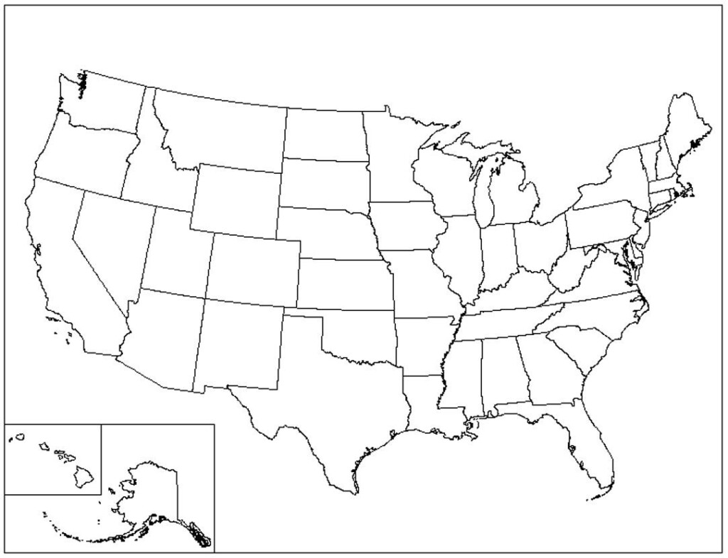 Blank Map Of The United States Pdf Map Dappershoe