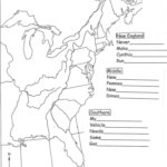 Blank Mid Atlantic States Map