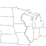 Blank Midwest Map Printable Windsurfaddicts Com Printable Map Of