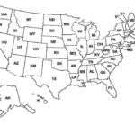Blank Outline Map Of The United States WhatsAnswer United States