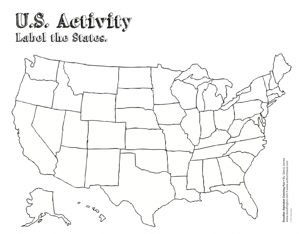 Blank State Map Pdf Printable Map