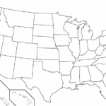 Blank State Map Quiz Printable Map