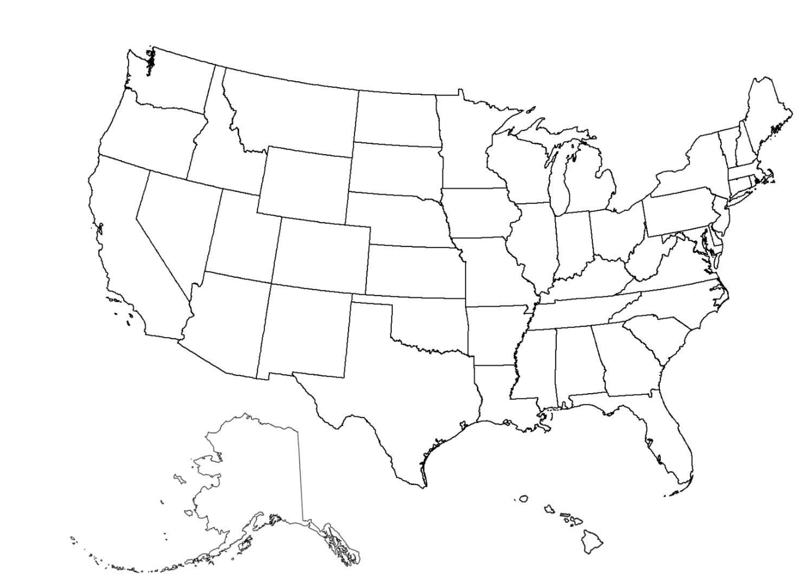 Blank Us Map Free Download 28 