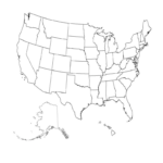 Blank US Map Free Download