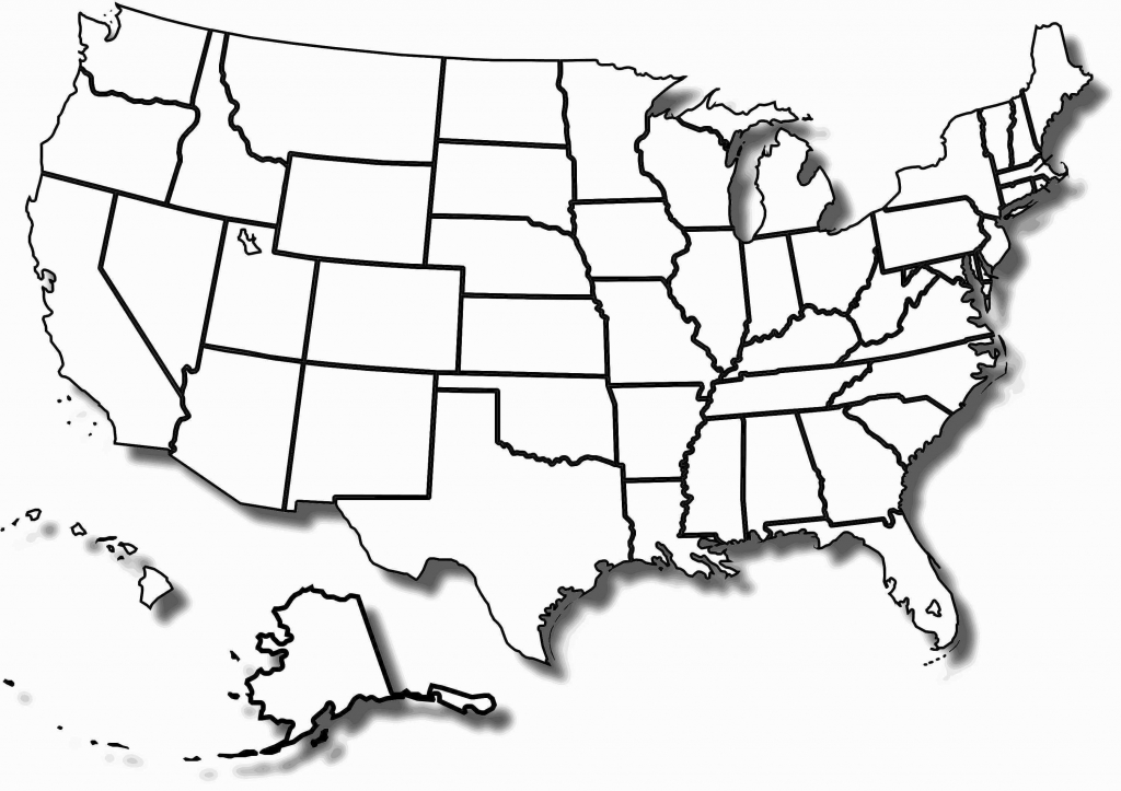 Blank Us Map To Label Printable US Maps