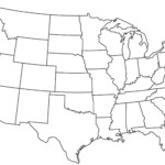 Blank Us Map United States Maps Throughout Us Printable With In United