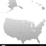 Blank Us Map With Abbreviations