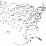 Blank Us Map With Capitals Printable Free Printable Maps