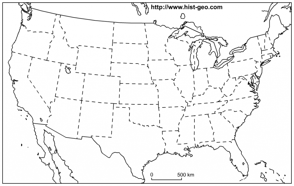 Blank Us Map With State Outlines Printable Printable Maps