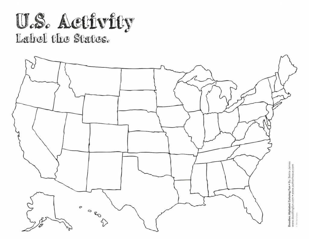 Blank Us State Map Printable Map