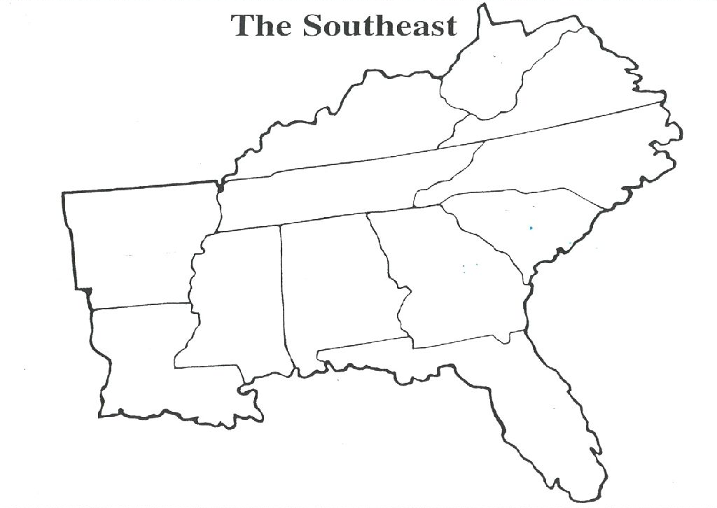 Free Blank Maps Of The United States U S 