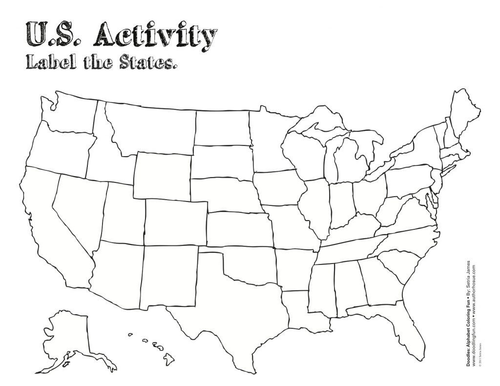 Free Blank Outline Map Of Us United States Pdf At Maps American 