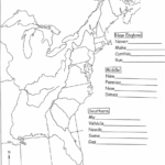 Free Printable Blank Map Of New England States New England States