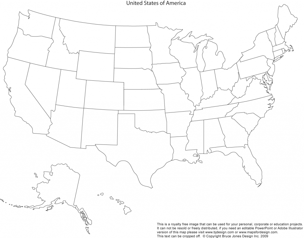 Free Printable United States Map Blank Printable US Maps