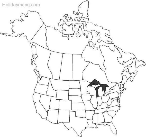 Map Of Usa And Canada HolidayMapQ