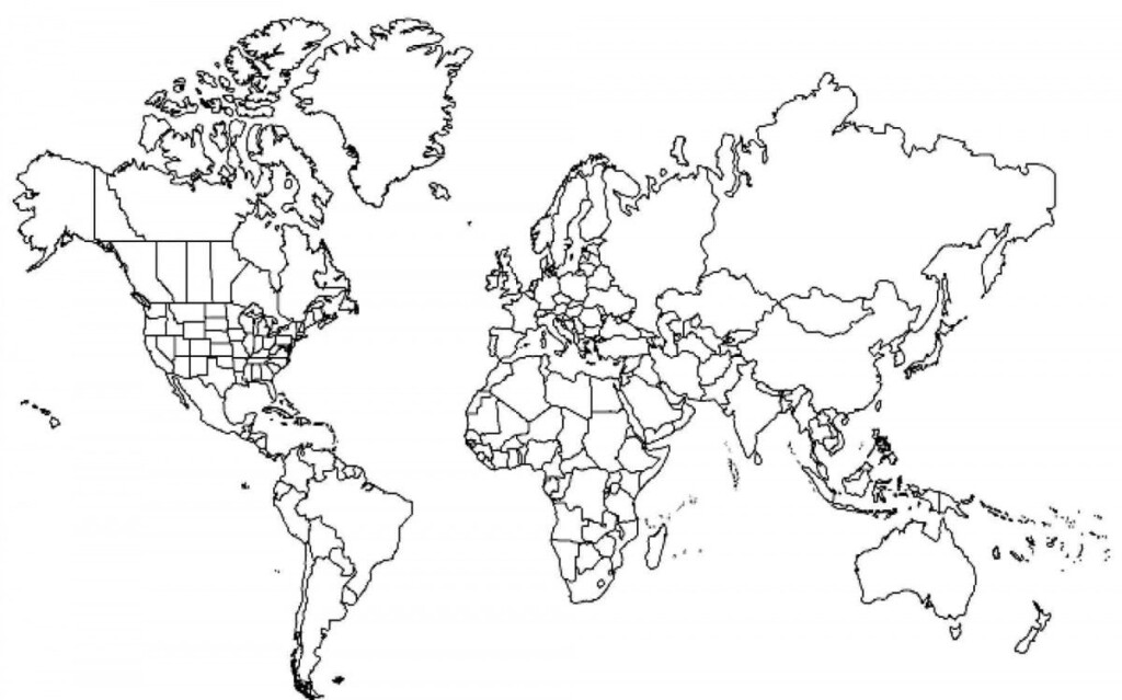 Modest us map coloring page 8 jpg 1200 749 World Map Coloring Page 