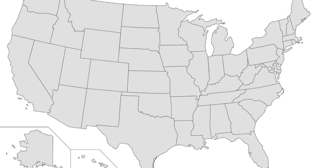 Mr Davis 8th Grade History Blank Practice Map