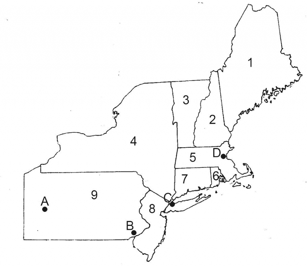 Northeast Usa Outline Map New Blank Map Northeastern United States