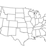 Outline Map United States Pdf