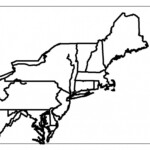 Printable Blank Map Of The Northeast Region Of The United States