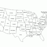 Printable Blank Us Map With State Outlines ClipArt Best