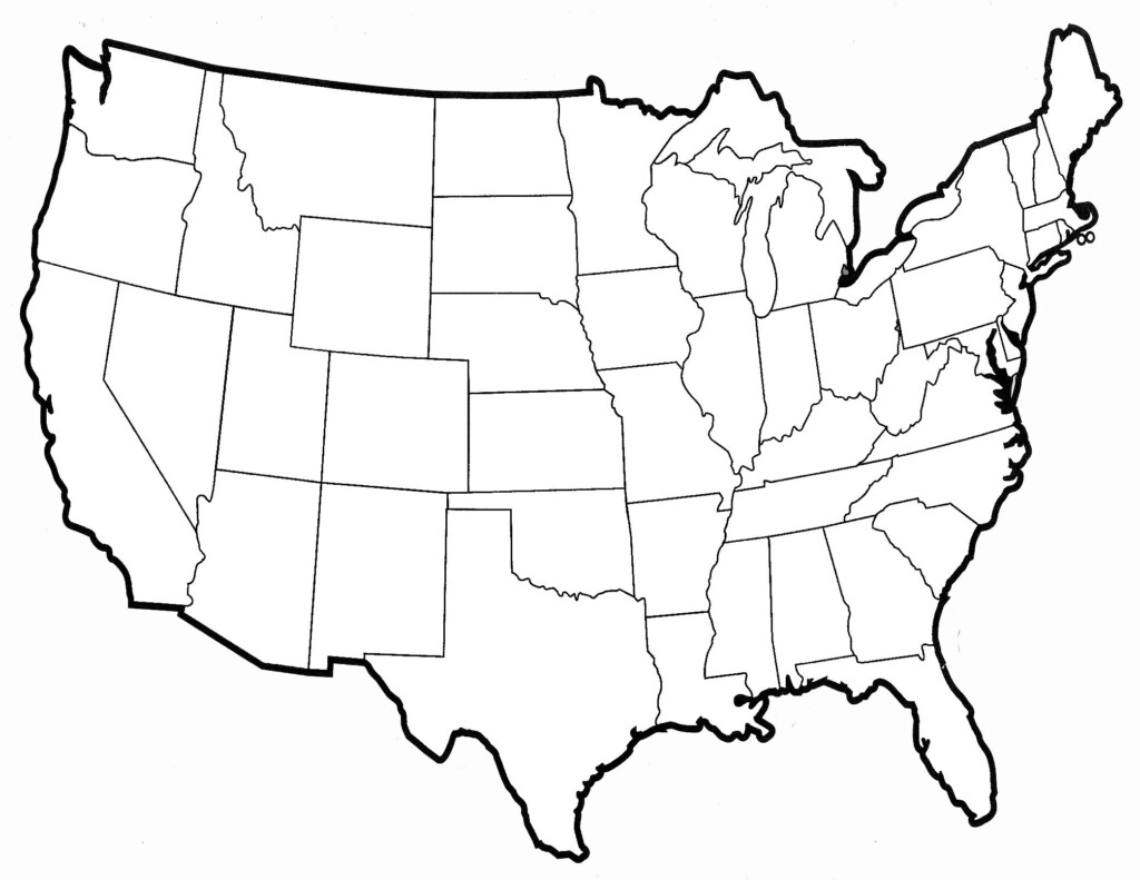 Printable Blank Us Map With State Outlines ClipArt Best