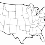 Printable Blank Us Map With State Outlines ClipArt Best