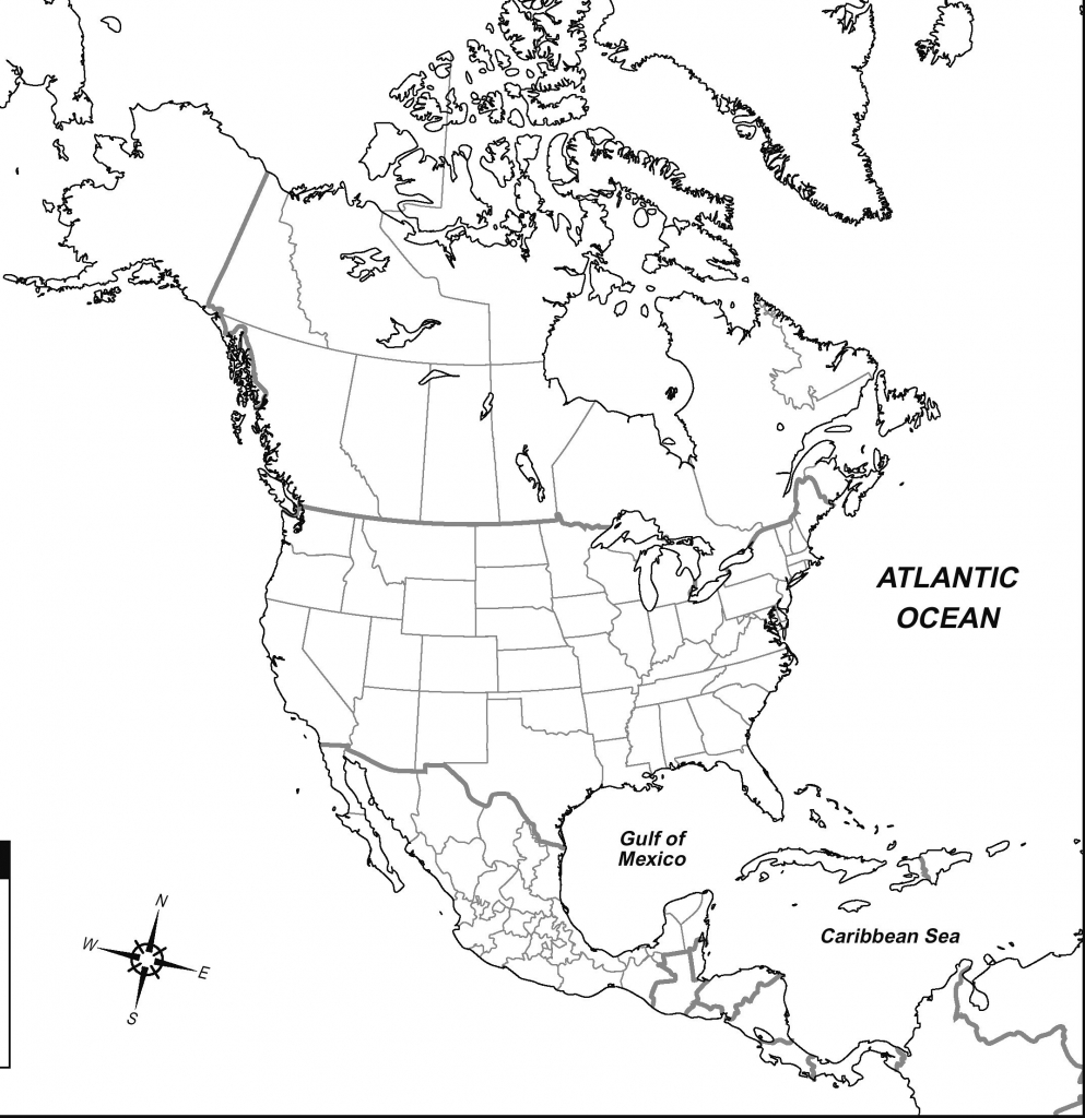 Printable Map Of Usa Canada And Mexico Printable US Maps