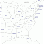 Printable Outline Map Of Eastern United States Printable US Maps