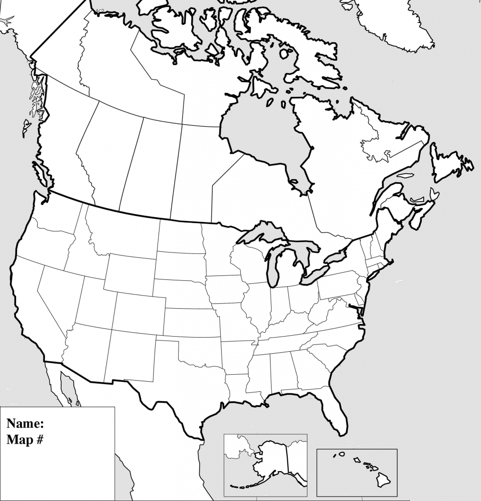 Printable Us Map With Canada And Mexico Printable US Maps