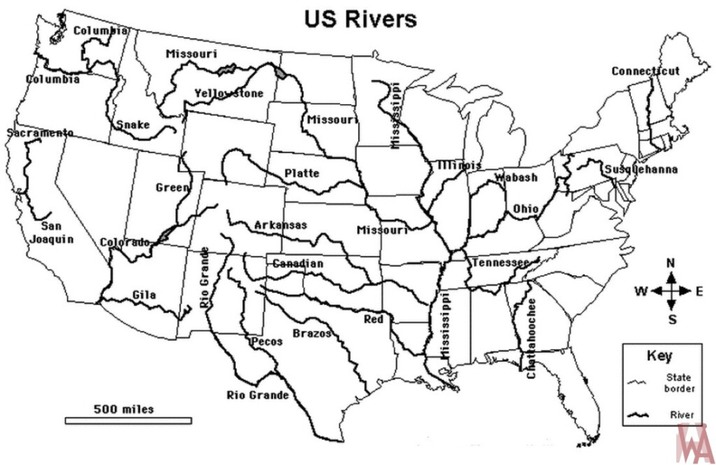 River And Lake Maps Of The USA WhatsAnswer