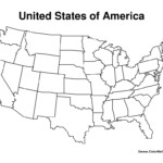 United States Blank Map Worksheet Have Fun Teaching