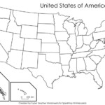 United States Of America Blank Printable Map Printable Maps
