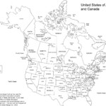 US And Canada Printable Blank Maps Royalty Free Clip Art Download