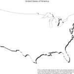 Us States Blank Map 48 States Printable Usa Map Outline Printable