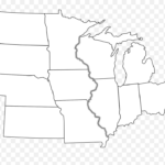 Usa Midwest Notext Printable Midwest States Map Png United States