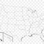 Usa State Boundaries Lower48 2 High Resolution Blank United States