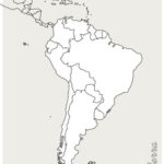 01 Blank Printable South America Countries Map pdf In 2020 Latin