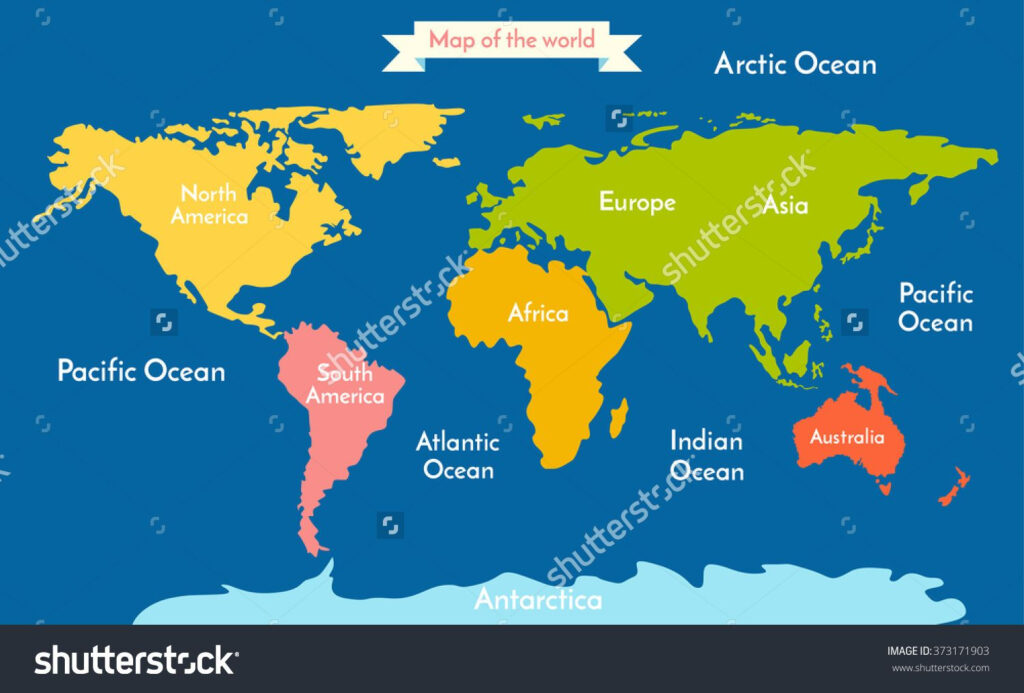7 Continents And 5 Oceans In This World Telugu New World Continents 