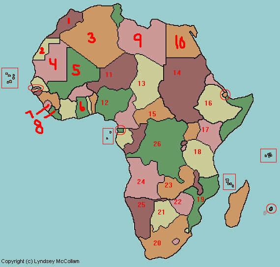 African Map Quiz ProProfs Quiz