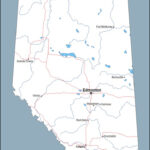 Alberta Free Map Free Maps Social Studies Elementary Map