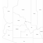 Arizona County Map With County Names Free Download